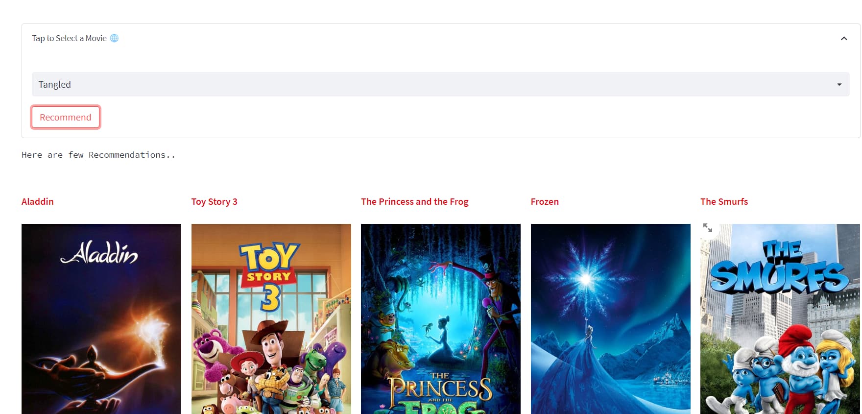 Movie Recommender System