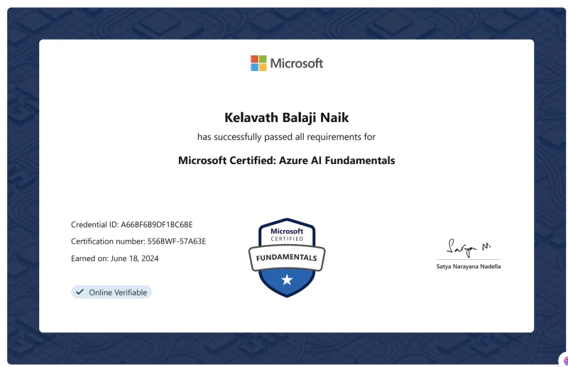 Microsoft Azure AI Fundamentals
